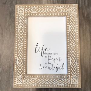 Host Pick Wall Decor in a Beautiful Frame Traditional Pattern Interior Design